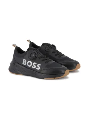 BOSS Kidswear logo-print sneakers
