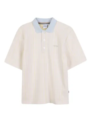 BOSS Kidswear striped polo shirt