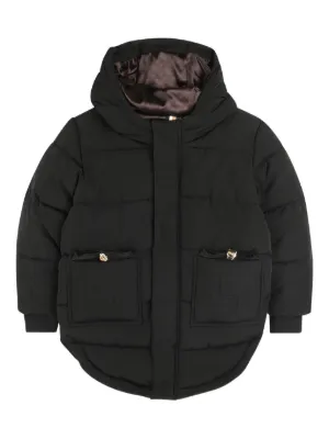 BOSS Kidswear hooded padded coat