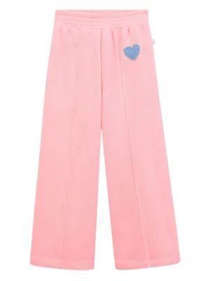 Billieblush heart-appliqué trousers