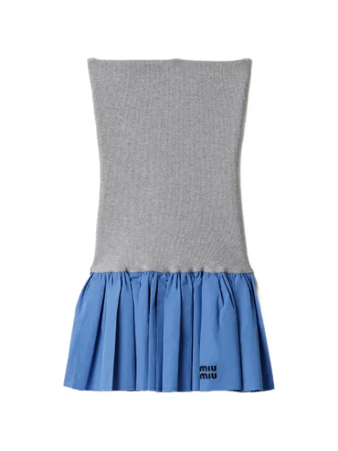 Miu Miu panelled mini skirt