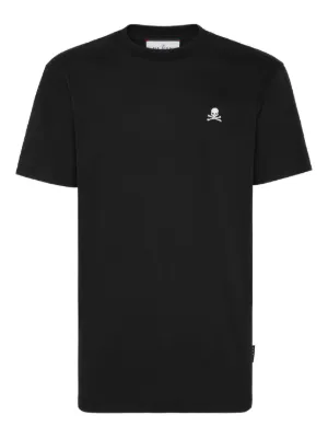 Philipp Plein skull-embroidered T-shirt
