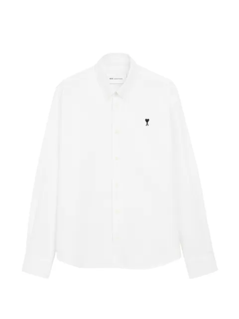 AMI Paris cotton Ami De Coeur Oxford shirt