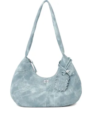GANNI medium tie-dye effect shoulder bag
