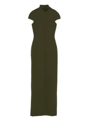 Solace London Lang high-neck maxi dress