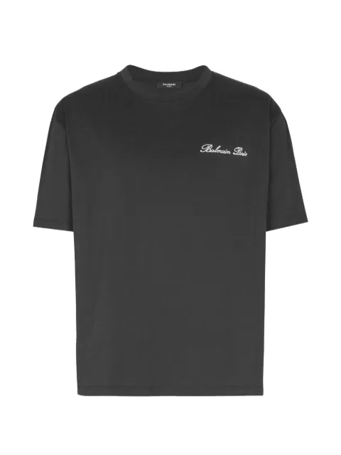 Balmain embroidered Balmain Signature T-shirt
