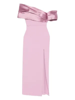 Solace London Alexis off-shoulder maxi dress