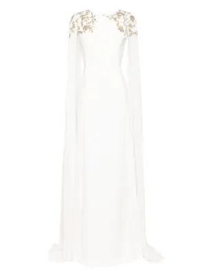 Saiid Kobeisy embellished-crepe kaftan dress