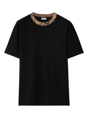 Burberry Check-trim T-shirt