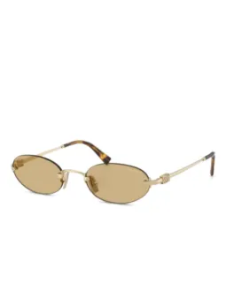Miu Miu Eyewear logo-lettering sunglasses 
