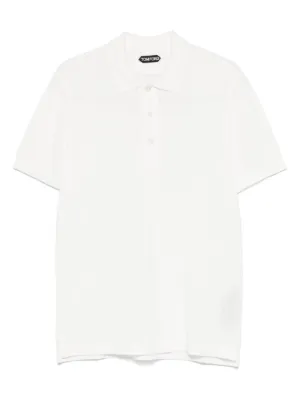 TOM FORD piqué-weave polo shirt 