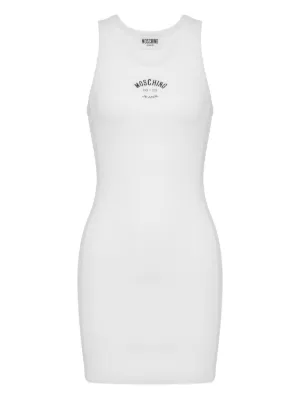 MOSCHINO JEANS ribbed mini dress 