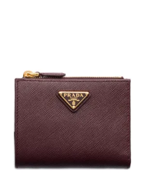 Prada small Saffiano-leather wallet