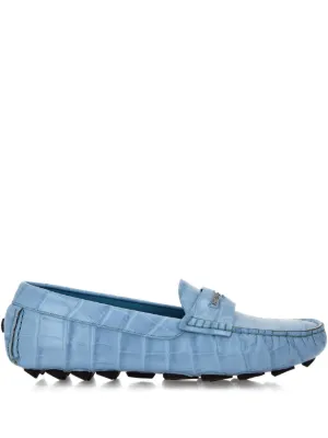 Philipp Plein crocodile-embossed loafers