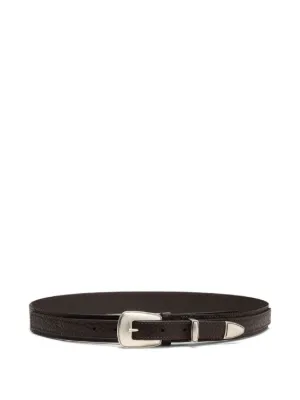 LEMAIRE minimal western belt in leather