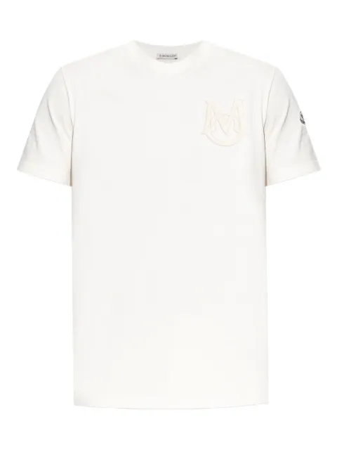 Moncler logo-patch crew-neck T-shirt