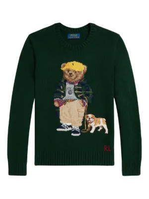 POLO RALPH LAUREN KIDS Polo Bear-motif sweater