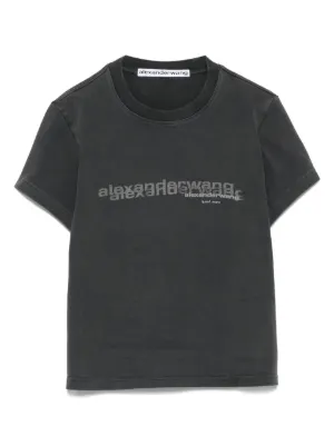 Alexander Wang logo-print cotton T-shirt