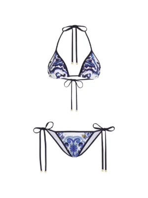 Dolce & Gabbana majolica-print bikini