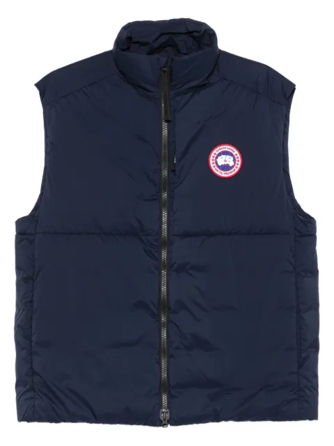 Canada Goose Lodge logo-patch quilted gilet