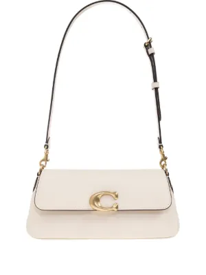 Coach Jet clasp-detail leather shoulder bag