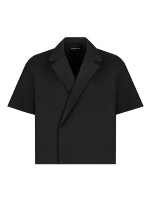 Manière De Voir Abel boxy twill double breasted shirt
