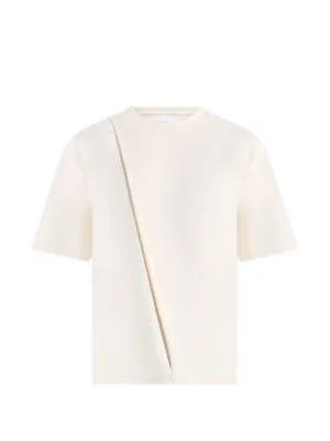 Manière De Voir Hugo relaxed fit cotton T-shirt with pleat