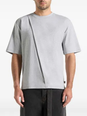 Manière De Voir Hugo relaxed fit cotton T-shirt with pleat