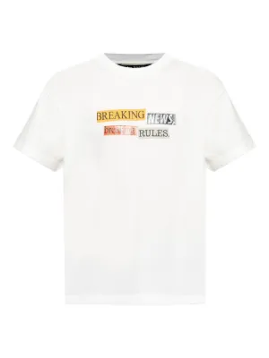 Palm Angels breaking news graphic t-shirt