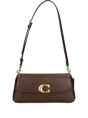 Coach small Jet C-logo leather shoulder bag