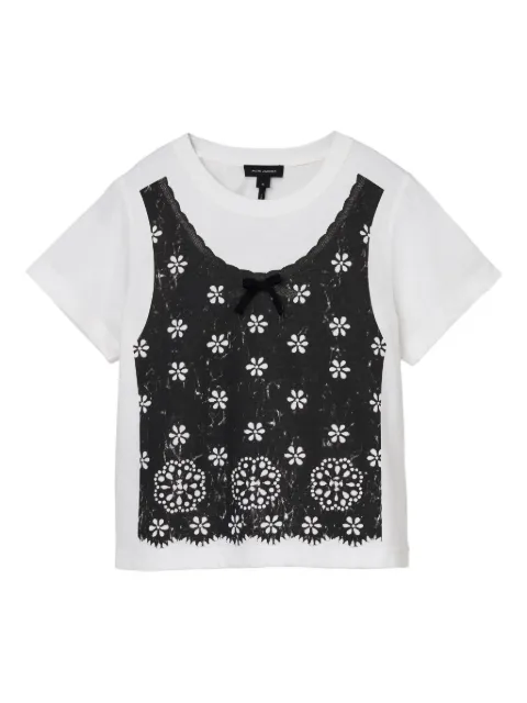 Marc Jacobs top-print cotton T-shirt