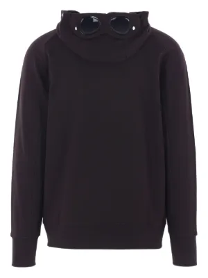 C.P. Company diagonal raised fleece Goggle sweatshirt