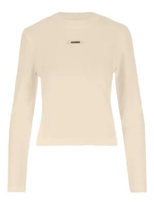 Jacquemus Le Gros Grin logo-detail long-sleeve T-shirt