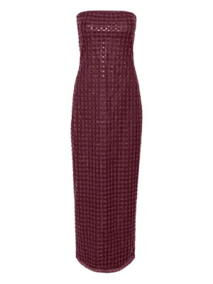 ROTATE BIRGER CHRISTENSEN sequin-embellished maxi dress