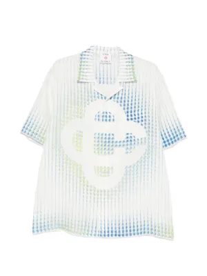 Casablanca x Martin Naumann dots cuban-collar graphic shirt