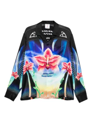 Casablanca orchid racer shirt