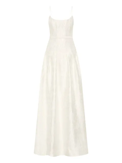 Rebecca Vallance Vanilla Dreams textured-panelled gown