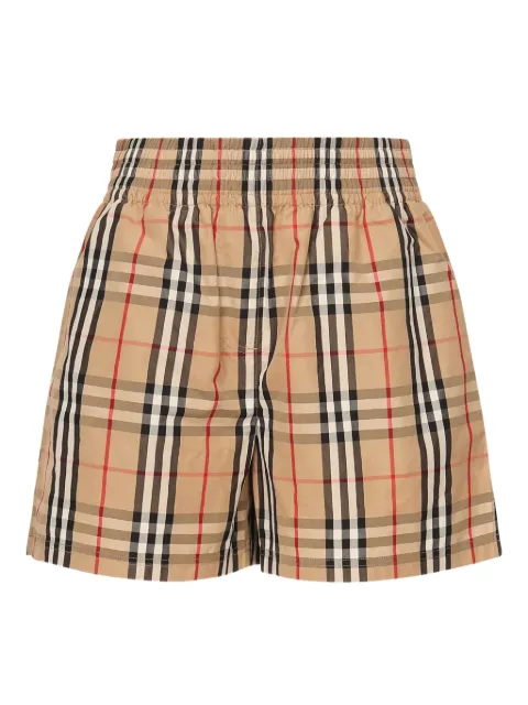 Burberry Check cotton shorts