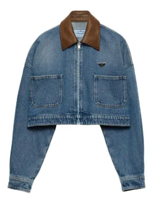 Prada cropped denim jacket