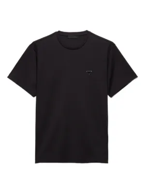 Prada logo-plaque T-shirt