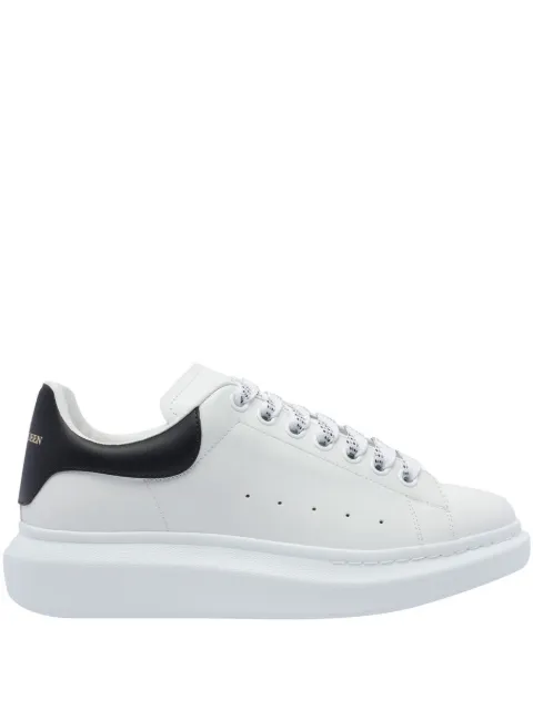 Alexander McQueen Oversized leather lace-up sneakers