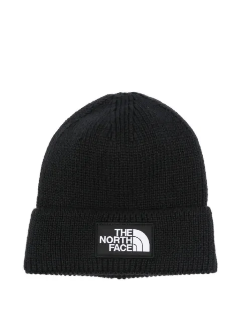 The North Face logo-patch beanie