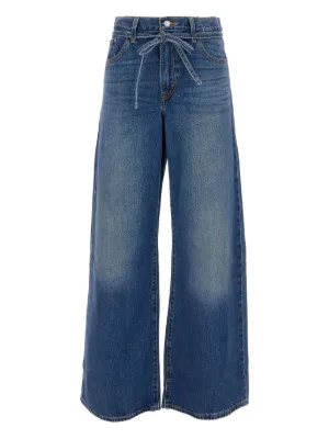 Levi's tie-waist jeans