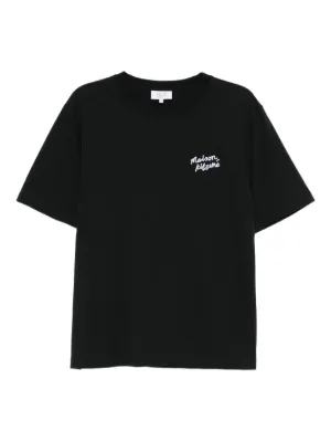 Maison Kitsuné Handwriting Embroidered T-shirt 