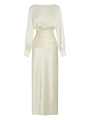 Nicholas Samina open-back gathered dress