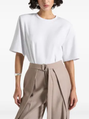 Manière De Voir Mia wide shoulder bodysuit T-shirt