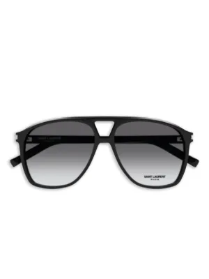 Saint Laurent Eyewear SL 596 Dune oversized pilot-frame sunglasses