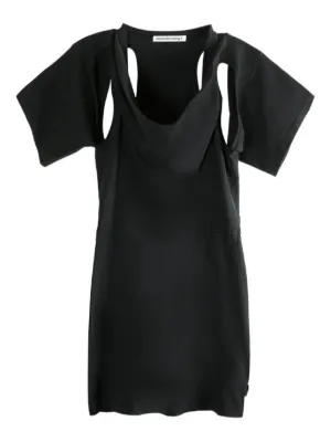 Alexander Wang cut-out draped mini dress