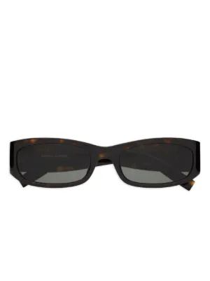 Saint Laurent Eyewear SL M152 tortoiseshell rectangle sunglasses