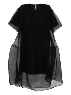 JNBY A-line short-sleeves dress